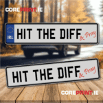 Funny and novelty number plate from coreprint.ie
