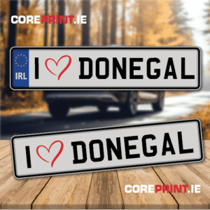 Funny and novelty number plate from coreprint.ie